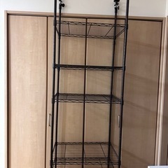 スチールラック　ブラウンの画像