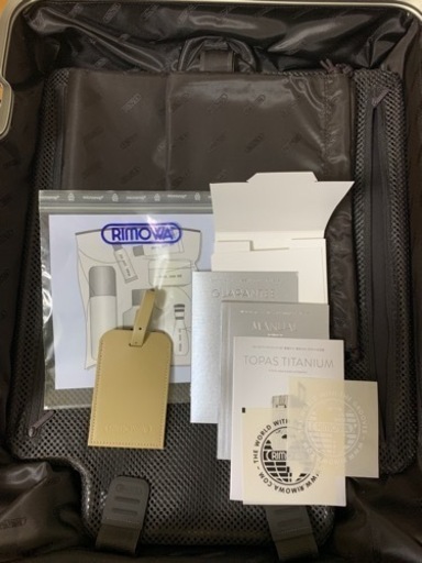 新品 RIMOWA リモワ TOPAS トパーズ 45L TITANIUM