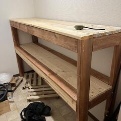 ラック　オープンシェルフ　キャンプ用品などに！DIY