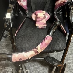 おでかけ◆A型ベビーカー◆迷彩柄◆カバー洗濯済の画像