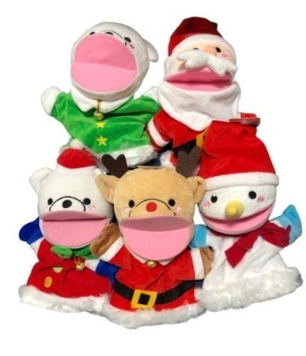 ☆ダイソー クリスマス キャラパペット☆