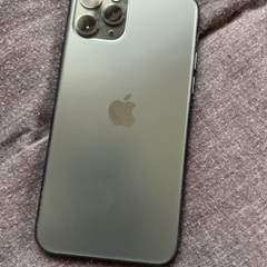 10/24夜に　42,000円　美品　SIMフリー　iPhone11Pro 64GB ミッドナイトグリーン