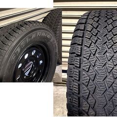 バリ山スタッドレス！デイトナメッキ215/60R16 ハイエース等