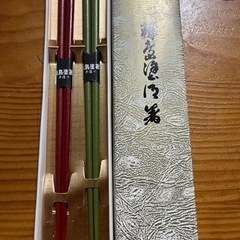 輪島塗箸2膳　未使用品の画像