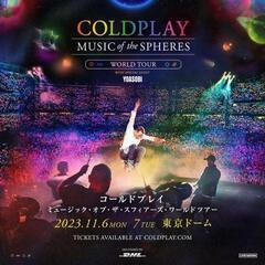 COLDPLAY 11月7日コンサートS席 コールドプレイ来日公演