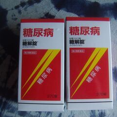 糖解錠370錠を2箱■未使用品■糖尿病