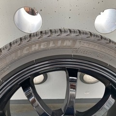 【取引終了しました】ミシュラン スタッドレスタイヤ 4本セット 215/45/R17 (LEHRMEISTERホイール付) 86/BRZ等の画像
