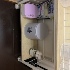 レールつき収納の画像