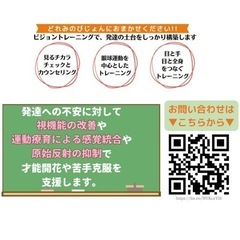 未就学児や小学生の発達障害や不登校児など対象とした成長のための土台を築くための発達支援を行うスタジオです。の画像