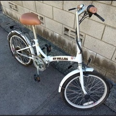 折りたたみ自転車の画像