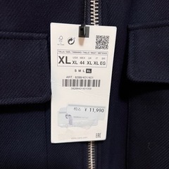 新品未使用　ZARA MA1 ジャケット　ネイビーの画像
