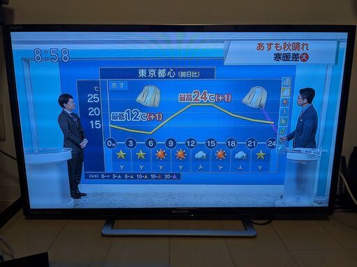 シャープ40型液晶テレビ AQUOS LC-40F5