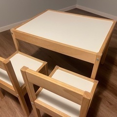 IKEA キッズテーブル　キッズチェア　