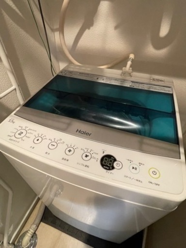 決まりました　美品⭐︎説明書付　洗濯機5.5キロ　Haier ハイアール