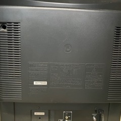 ブラウン管テレビ2台の画像