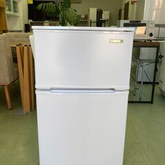 【リサイクルショップ　ピカソ　小松原】YAMADASELECT HerbRelax ヤマダ電機オリジナル 90L 直冷式 2ドア冷蔵庫 2016年製 YRZ-C09B1★3868★の画像