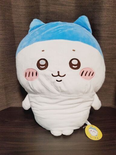 【新品タグ付き】ちいかわ スポーツ刈りなハチワレ 超BIGぬいぐるみ
