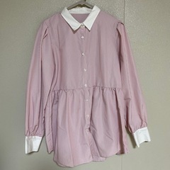 【取りに来ていただける方限定】ストライプ シャツ ブラウス