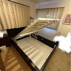 IKEA イケア 収納付きダブルベッドの画像