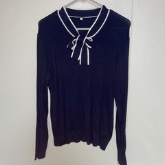 【取りに来ていただける方限定】ブラウス風セーター