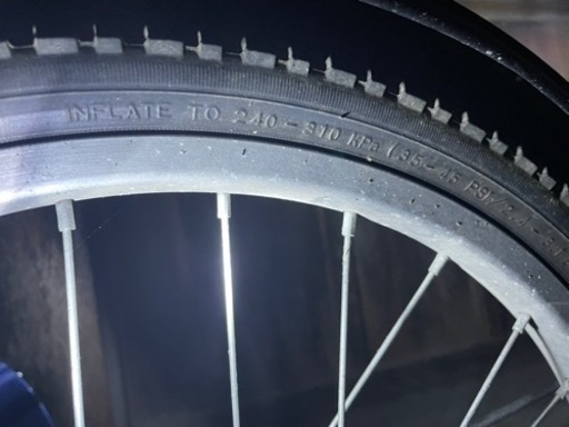 折りたたみ自転車！後輪パンク、ギア付き