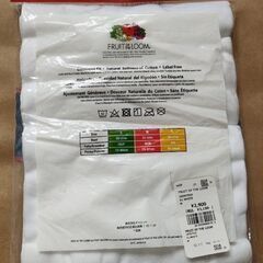 未開封未使用品 FRUIT OF THE LOOMフルーツオブザルーム Msizeの画像