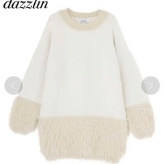 dazzlin♡ダズリン  シャギーニット切り替えチュニック♡