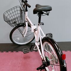 折り畳み自転車20インチ6段ギア付き【引き取り限定】