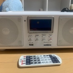山善　キュリオム　CD SD ラジカセ