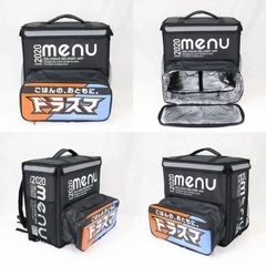 値下げ！デリバリーバッグ　保冷バッグ　保温　大型　配達バッグ　新品　menu 出前館　uberの画像