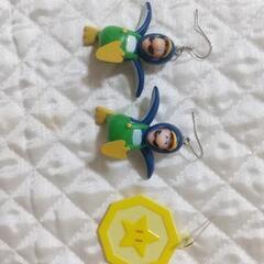 マリオ ルイージ ピアス 新品 ユニバーサルスタジオ USJ ハ...