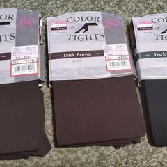 80デニールのタイツM/L 10足分 各色有りの画像