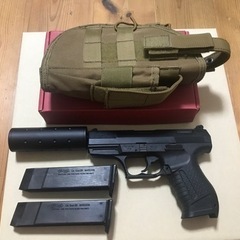 マルゼン ワルサーP99 固定スライドガスガン／予備マガジン・ホ...
