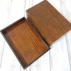弁当箱 わっぱ弁当 スクエア 中古の画像