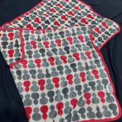 フリース膝掛け