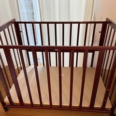 【決まりました】ベビーベッド　中古品の画像
