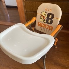子供用テーブル付き椅子　折りたたみ