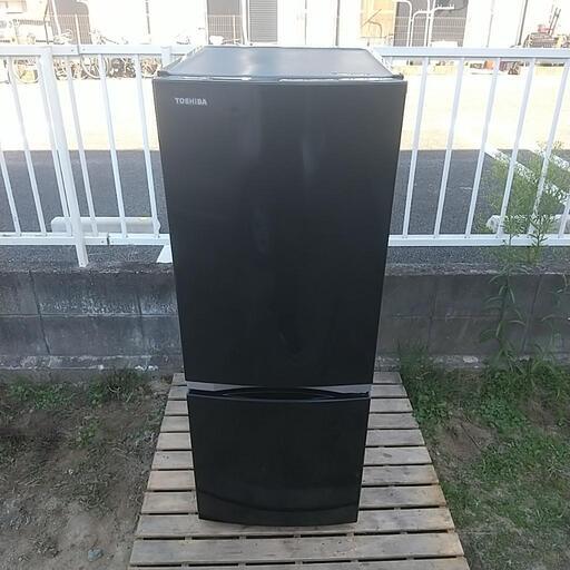動作確認済み/2019年製/153L/TOSHIBA/ノンフロン冷凍冷蔵庫/GR-P15BS(K)/規2
