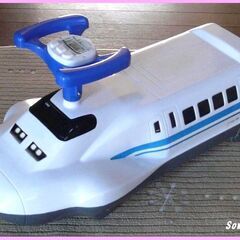 美品■足けり・乗用玩具★７００系新幹線 ★リアルサウンド付キック...