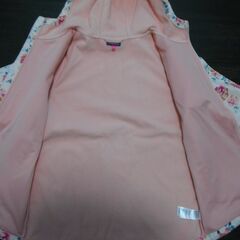 コストコ　PEKKLE　ソフトシャルジャケット　14/16　女の子　フード付ジャケット　アウター　キッズ　子供服　１５０サイズの画像