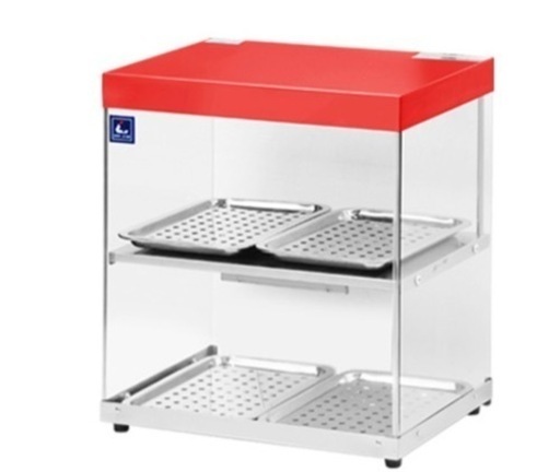 【新品未使用】業務用ホットショーケース 2段
