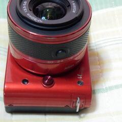 ❤️動作品・完品❤️ニコン 1 J1 赤❤️ミラーレス一眼の画像