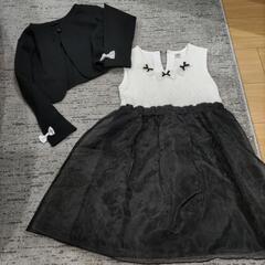 ★羽織り付きワンピース★130cm★美品★の画像