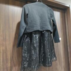 ★羽織り付きワンピース★130cm★美品★の画像