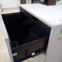 ★ジモティ割あり★  事務用キャビネット グレー H110.5×D45.5×W90 クリーニング済み OJ2377の画像