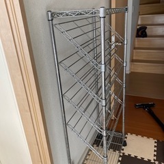 メタルラック　本棚の画像