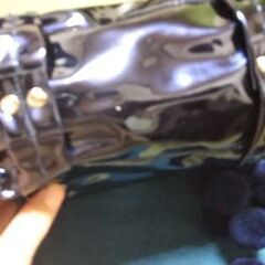 ポンポン付 ミニバック 未使用の画像