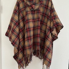 ⛄️Heather  ファーフード付きケープアウター🧶の画像