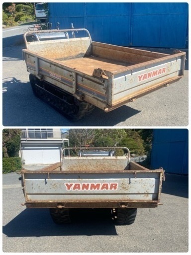 長野県★ヤンマー クローラー★運搬車 ★Model MCG-150 （手動ダンプ式・500kg積み)★中古品★動作確認済み 長野県☆ヤンマー クローラー☆運搬車 ☆Model MCG-150 （手動ダンプ式