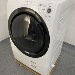 高年式!2021年製! シャープ/SHARP ES-S7F-WL ドラム式洗濯乾燥機